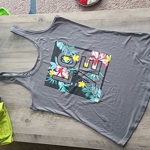 No Boundaries LOVE tank - gray